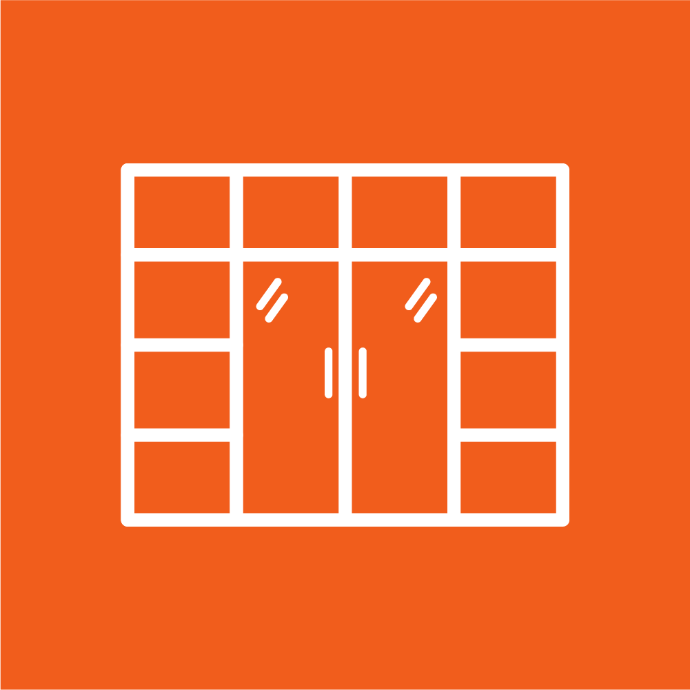 Stylish glass cabinet with mirrored doors, ideal for modern home decor, showcasing transparency and elegance.