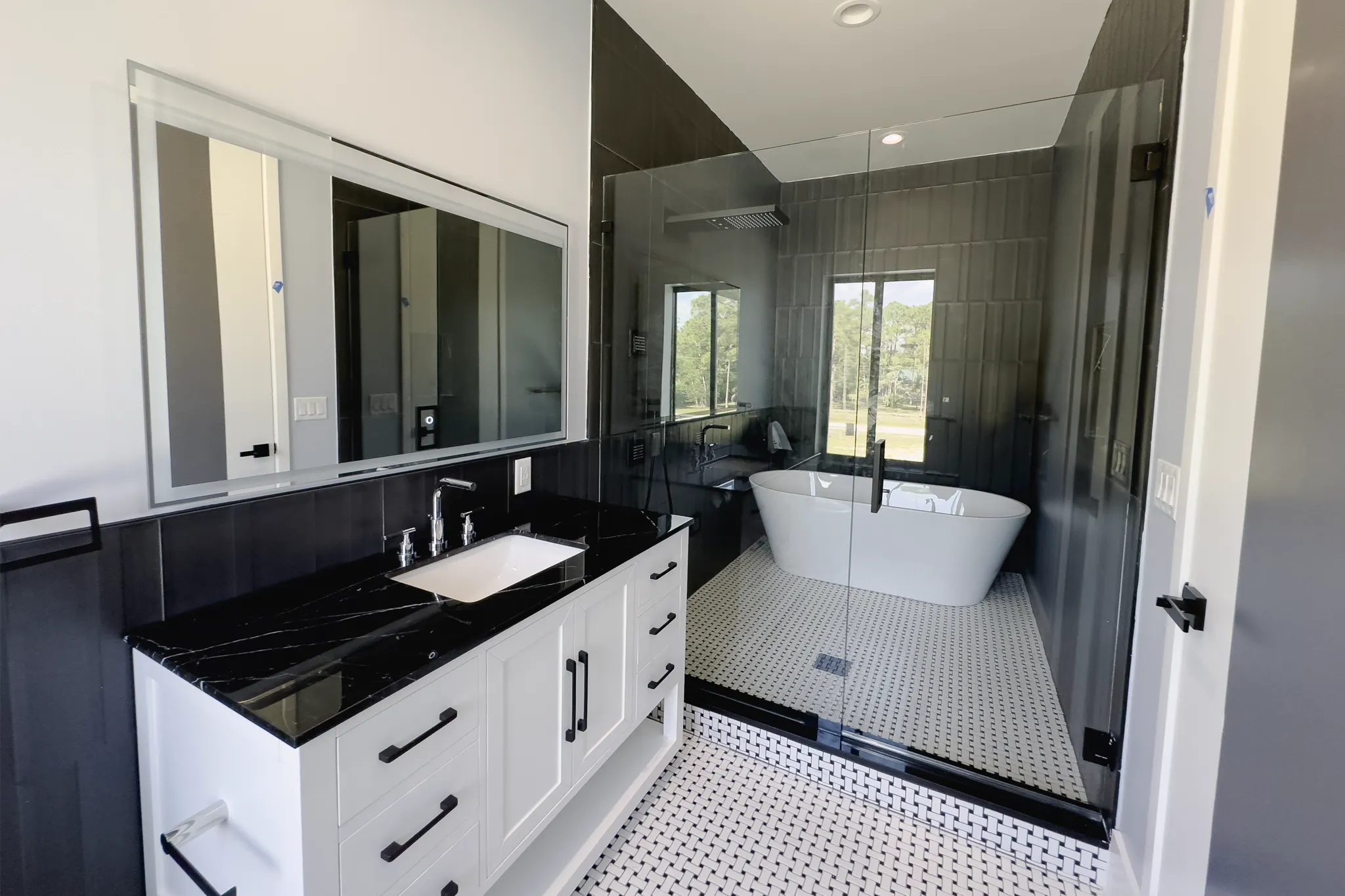 Door and Panel in Audubon Residence