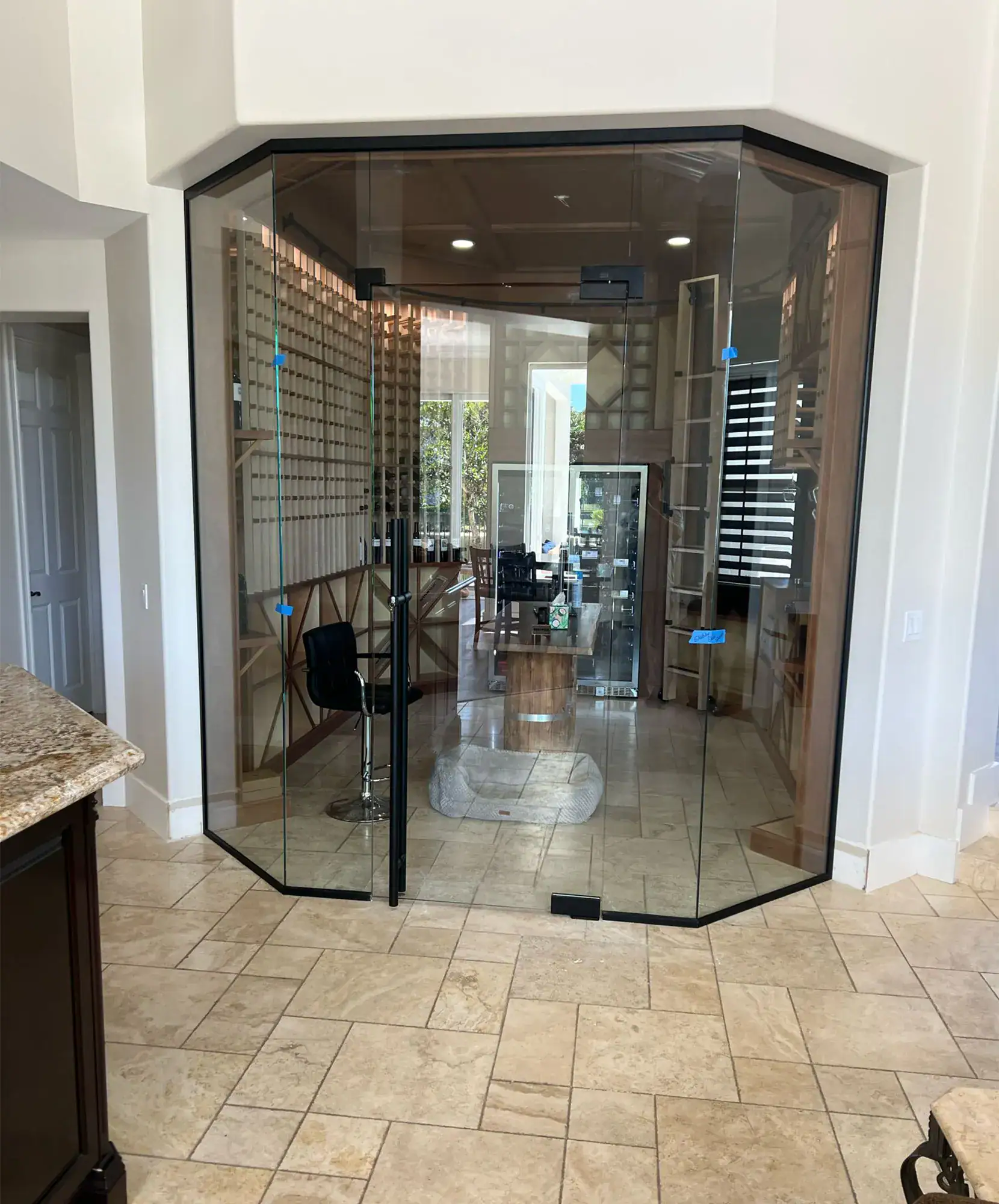 Wine cellar 1/2 clear glass