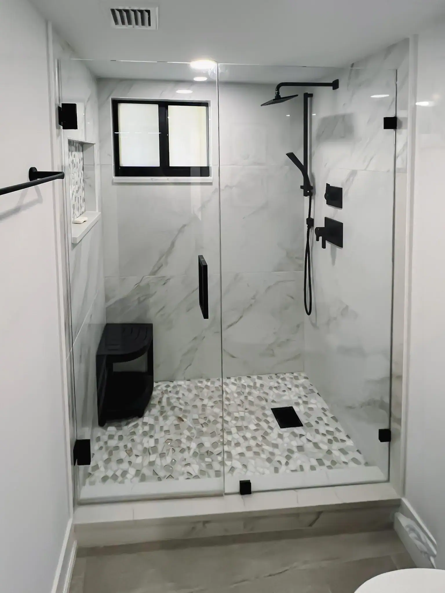 Door and Panel Shower 3/8” Clear Monolithic Tempered Glass