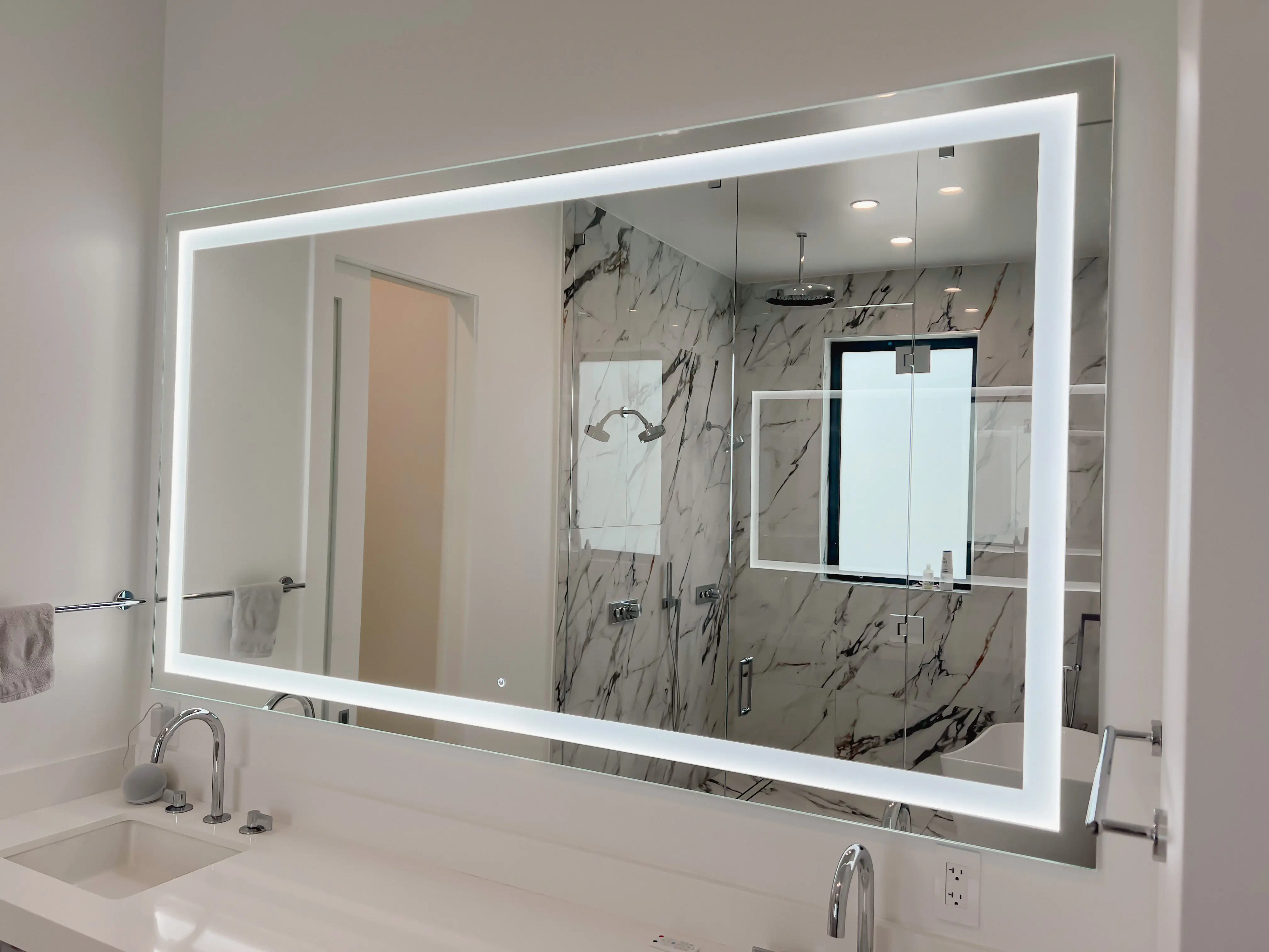 LED Mirror in 499 NE Residence