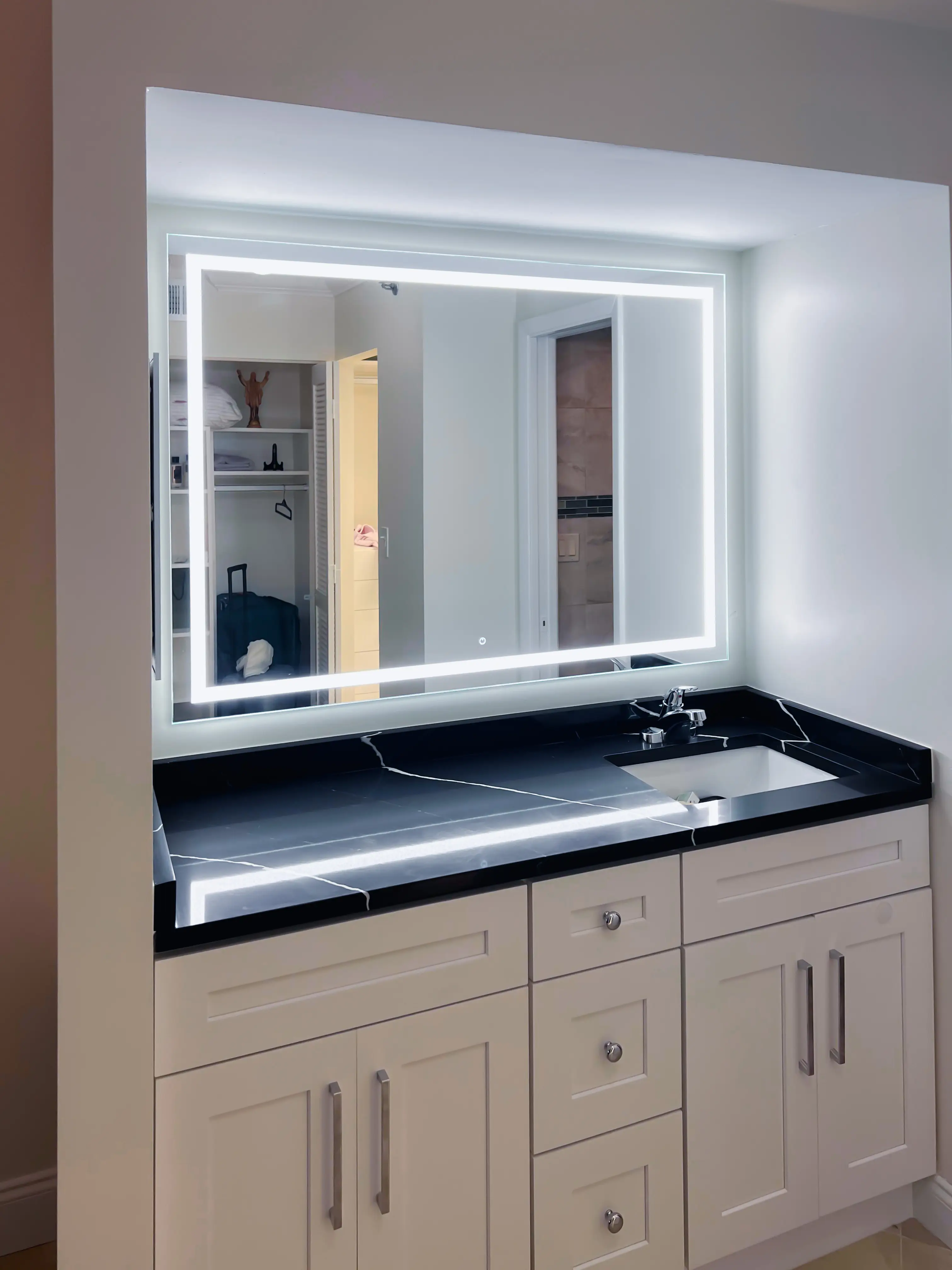 Smart LED Mirror in Ocean Trail Way Residence