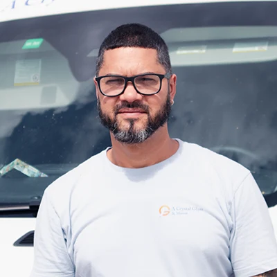 High-quality glass mirror installation by A Crystal Glass & Mirror, specializing in custom designs.