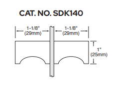 Detailed cross-section of a crystal glass and mirror, showcasing precise dimensions and craftsmanship.