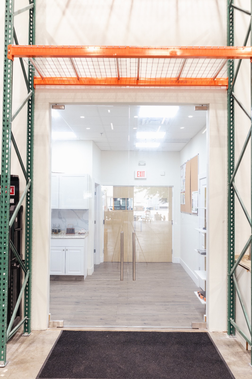 Frameless Swing Glass Doors for Riviera Beach Office