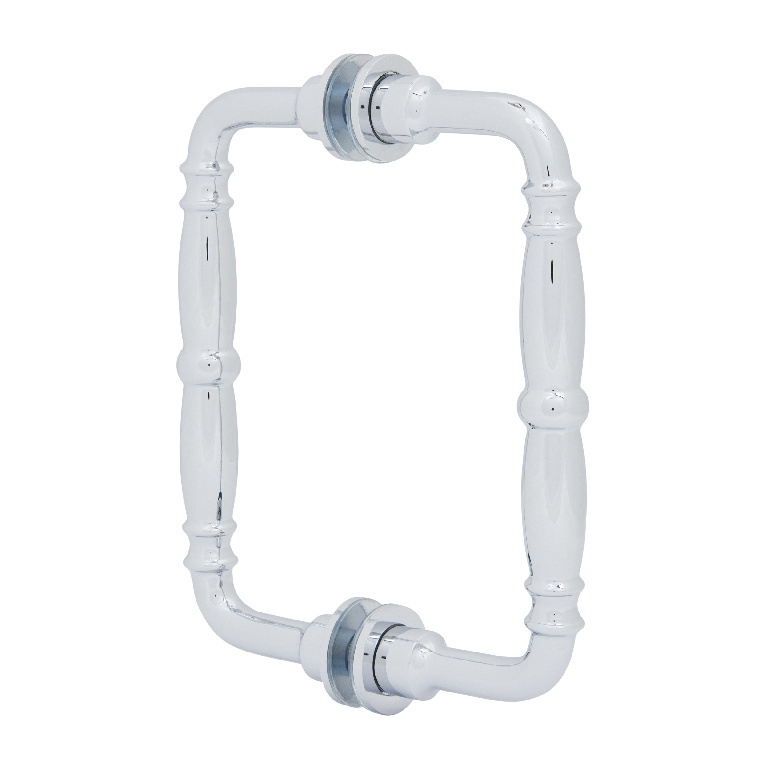 High-quality glass and mirror hardware handle for elegant home décor.