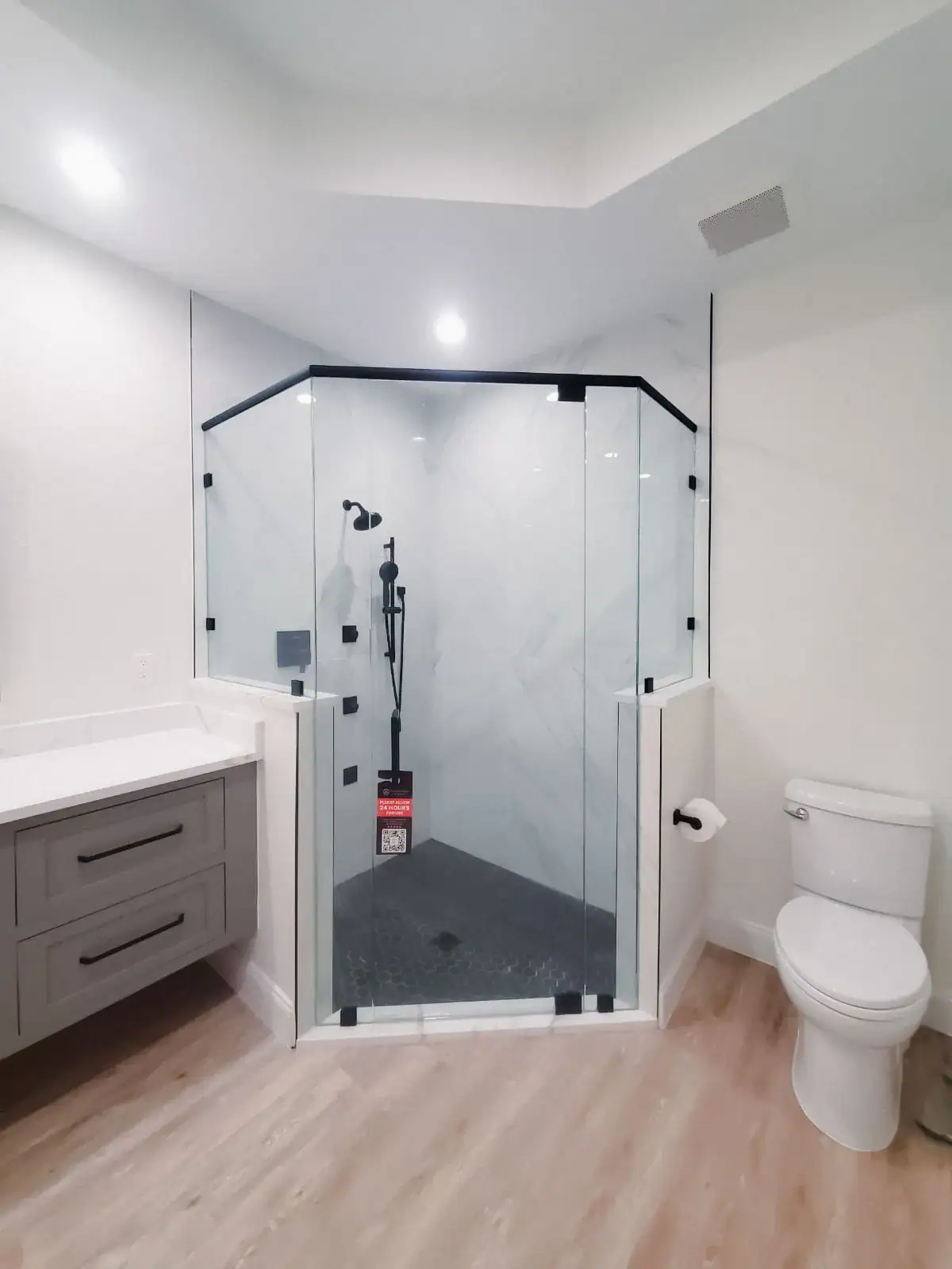 Shower Door at Palm Bay Terrace