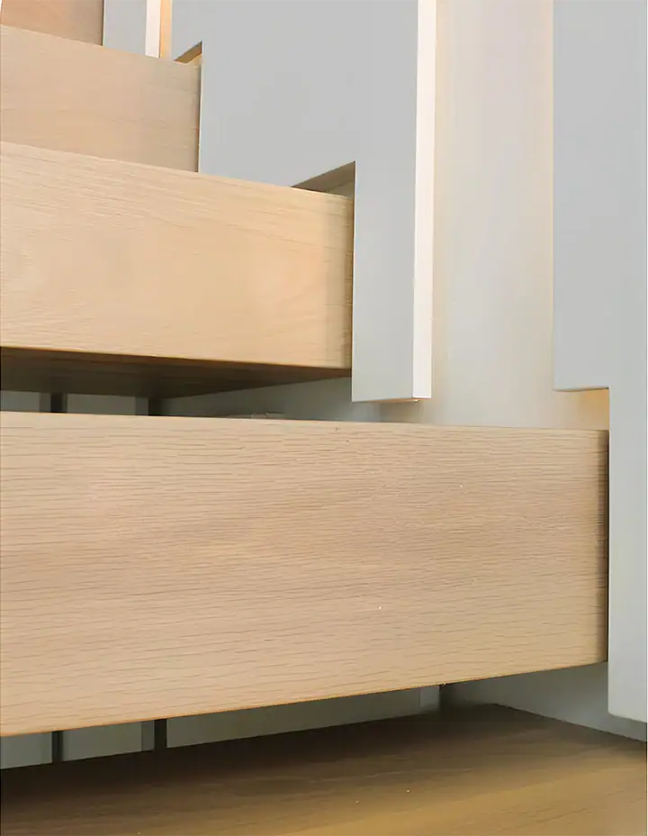 Safe, stylish glass and mirror staircase protection.