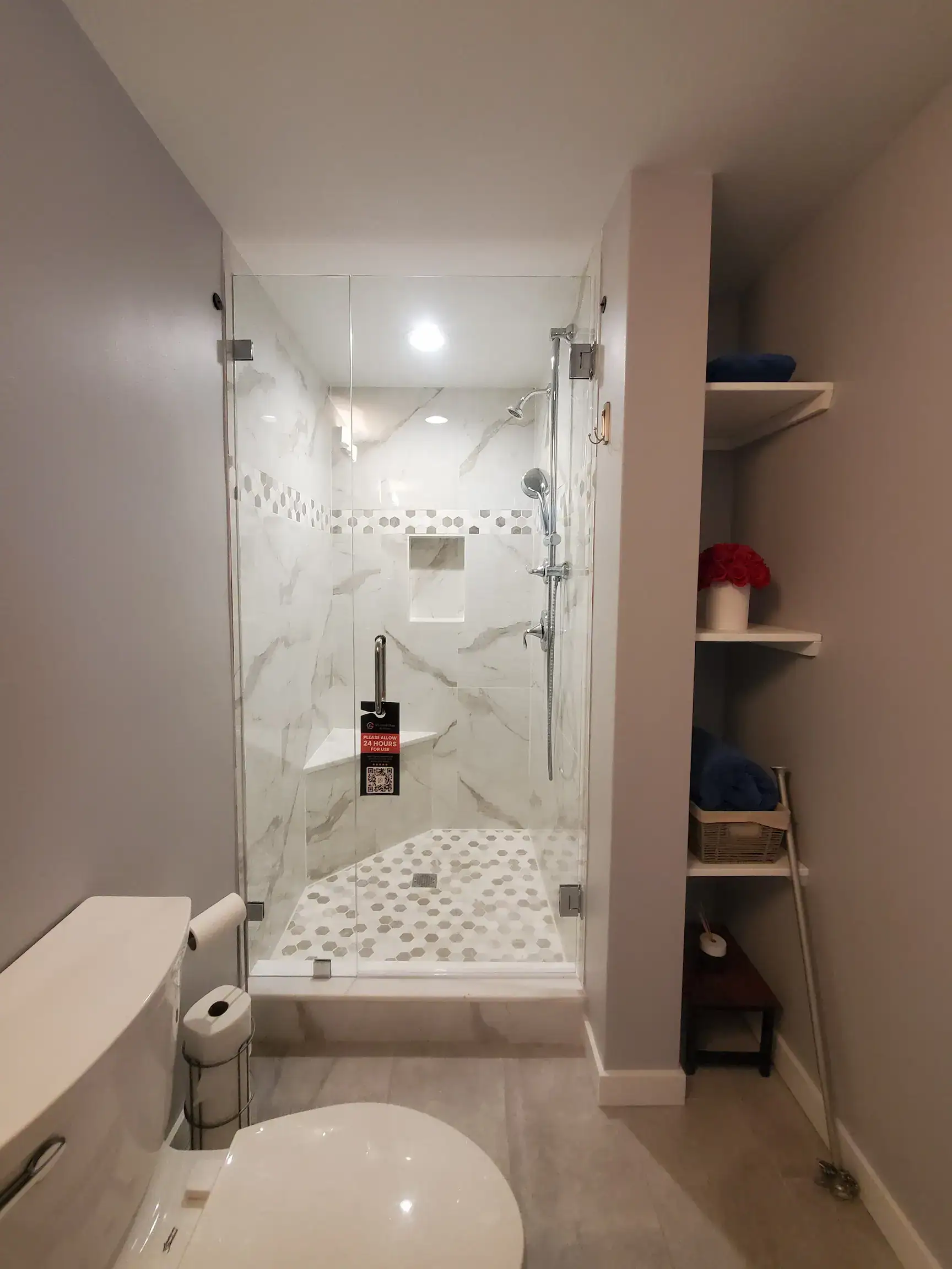 Shower Enclosures | Inlet Road Residence