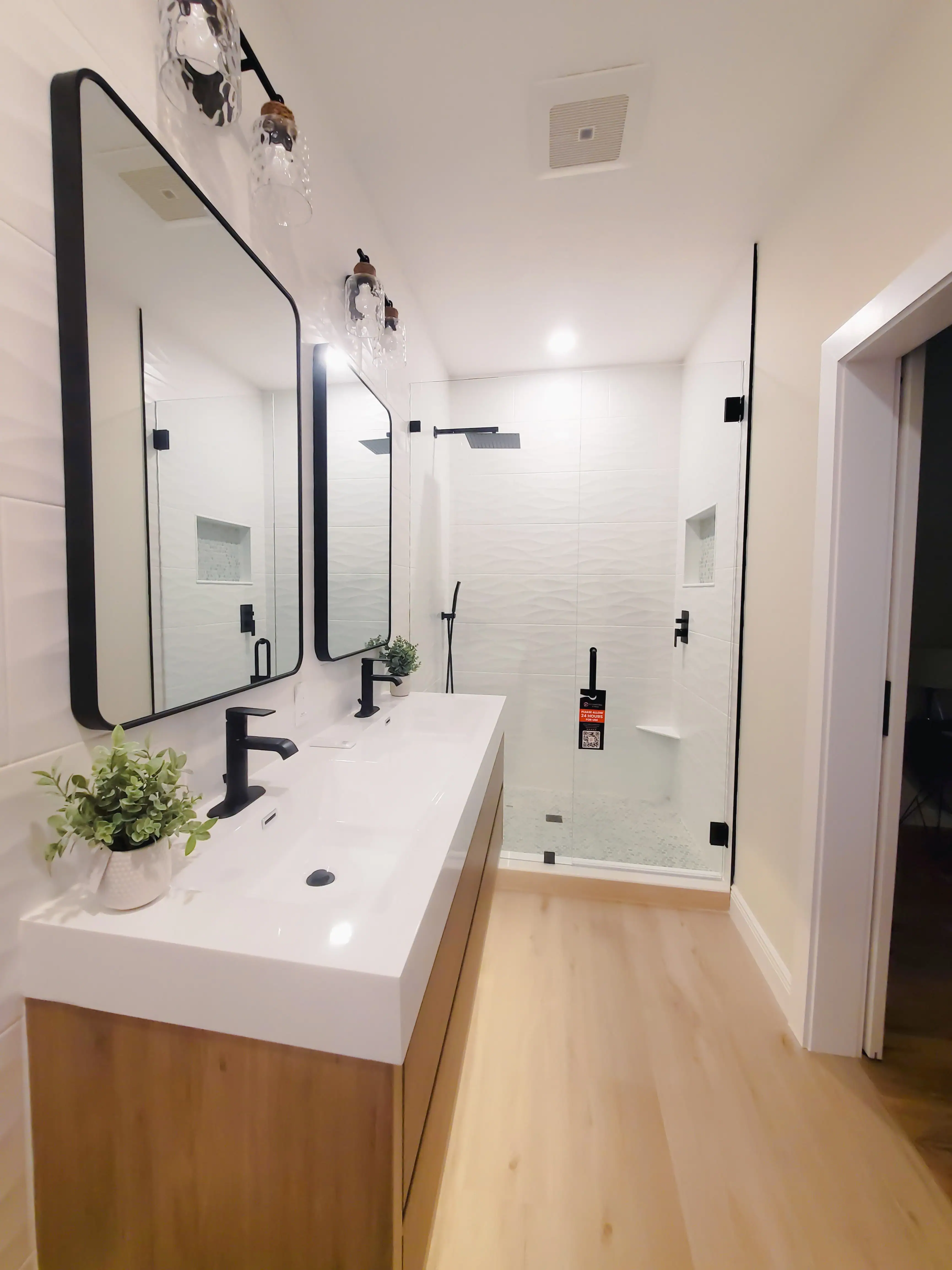 Shower Doors | Community Drive Residence
