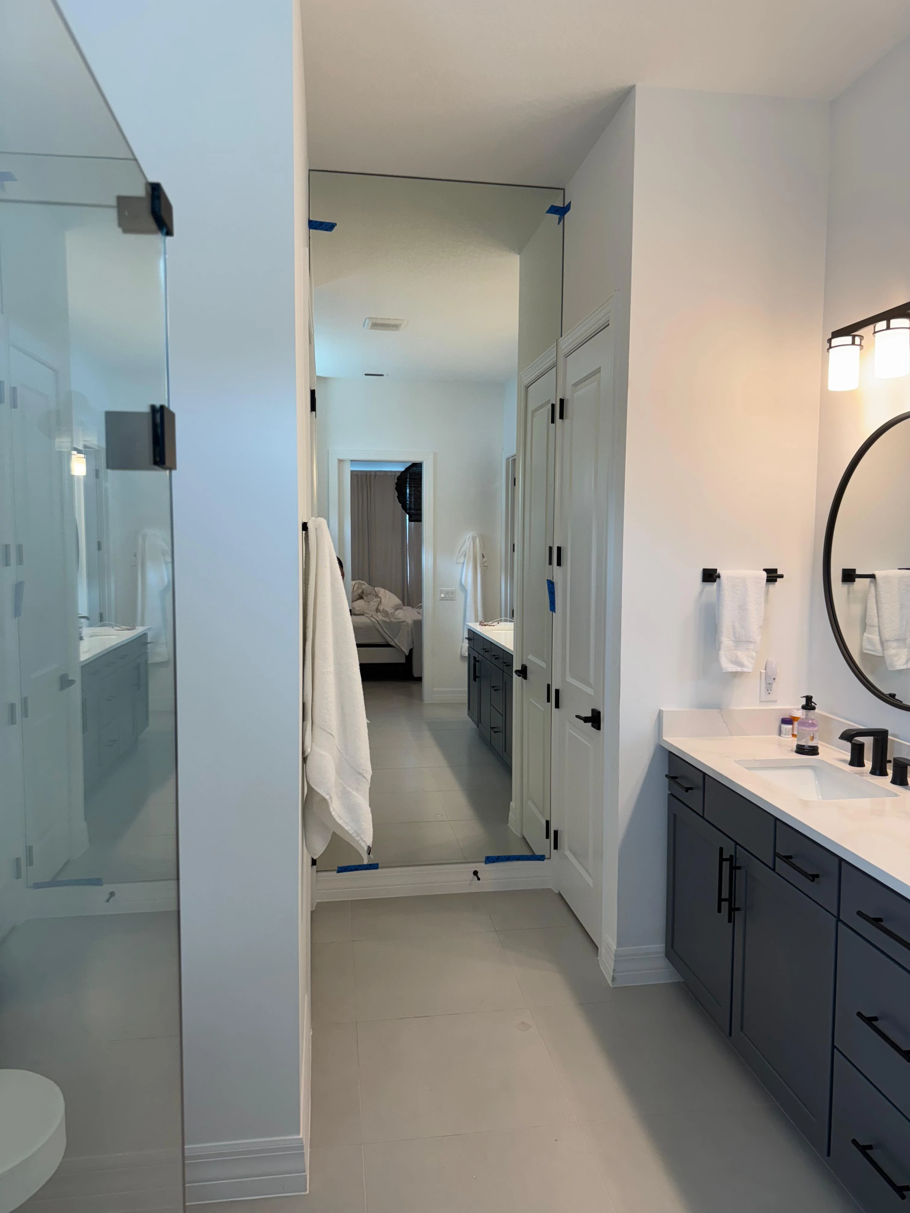 Custom Mirror | Nevins Ln Residence