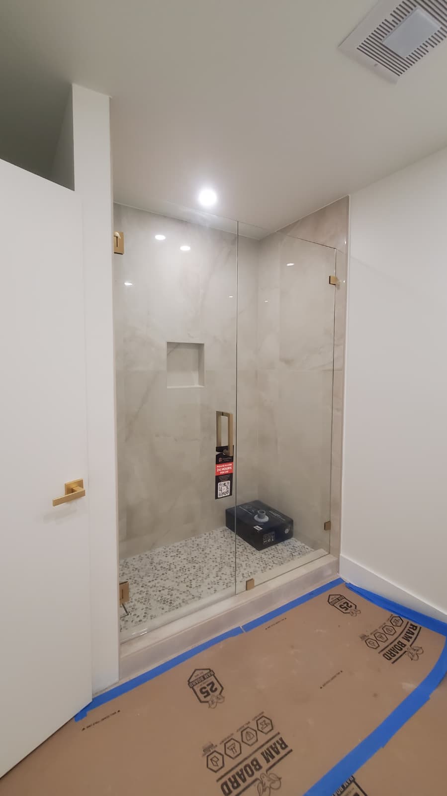 Shower Enclosure | Ridge Road Residence