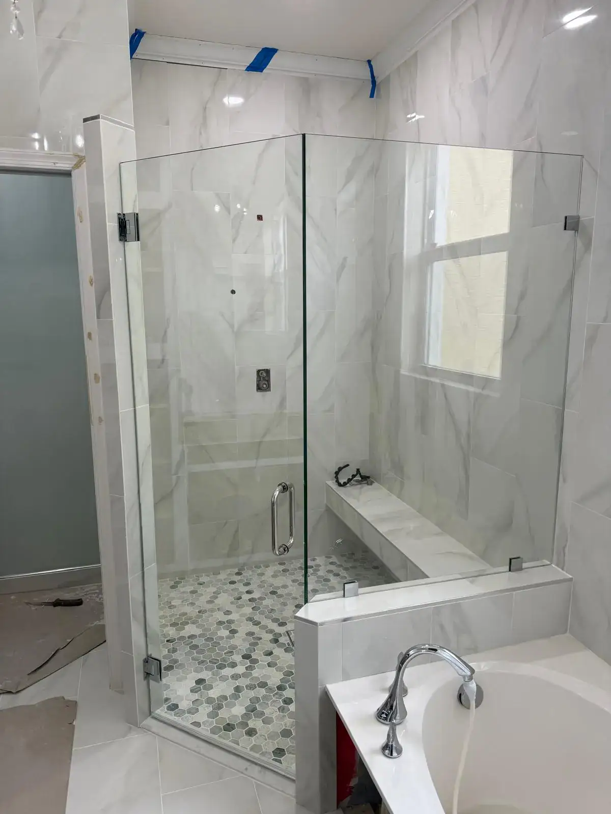 Shower Enclosure | NW 49th Ln Residence
