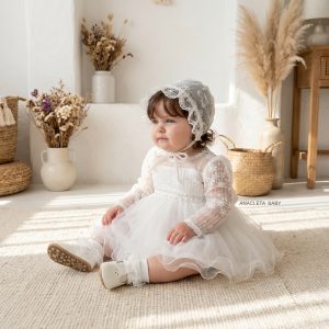 vestido bautizo princess Leonor