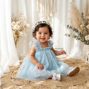 vestido tul mariposas  jazmín