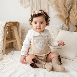 Conjunto blusa y braga pana -martina